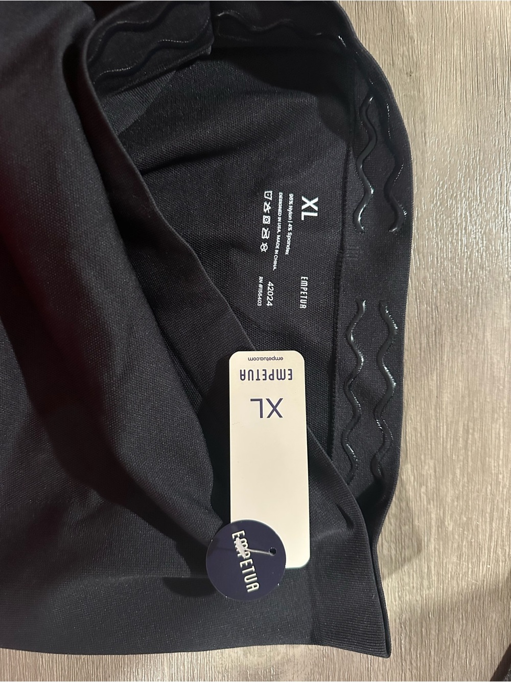 Empetua Black XL Leggings - High-Waist Comfort